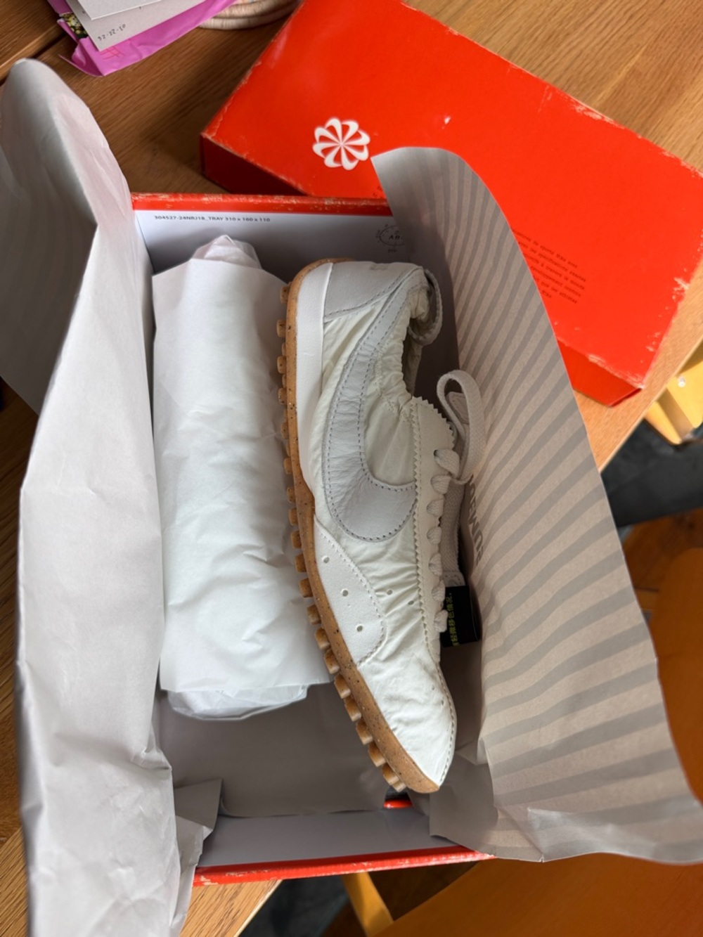 Jacquemus x Nike Moon Shoe Sneakers white sz 9